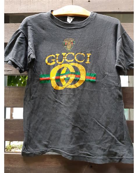 gucci t-shirt vintage|authentic gucci shirt.